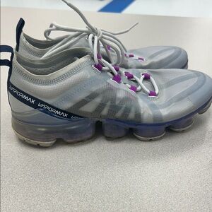Nike Vapormax Flyknit in Gray and Purple